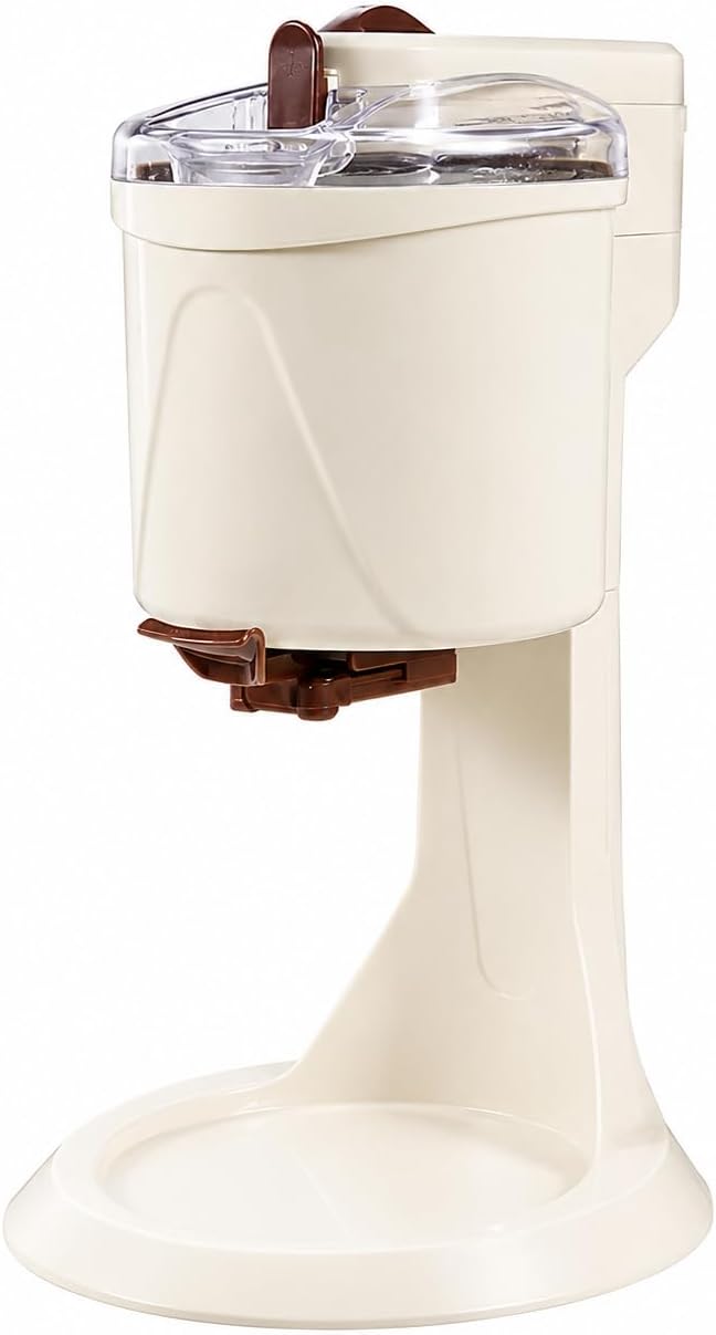 Ijsmachine Soft Serve, voor thuis, doe-het-zelf yoghurt en desserts, compacte ijsmachine, met eenvoudige bediening, voor familie traktaties en feesten