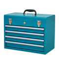 Stahl-Werkzeugkasten mit 4 Schubladen Blau 51 cm