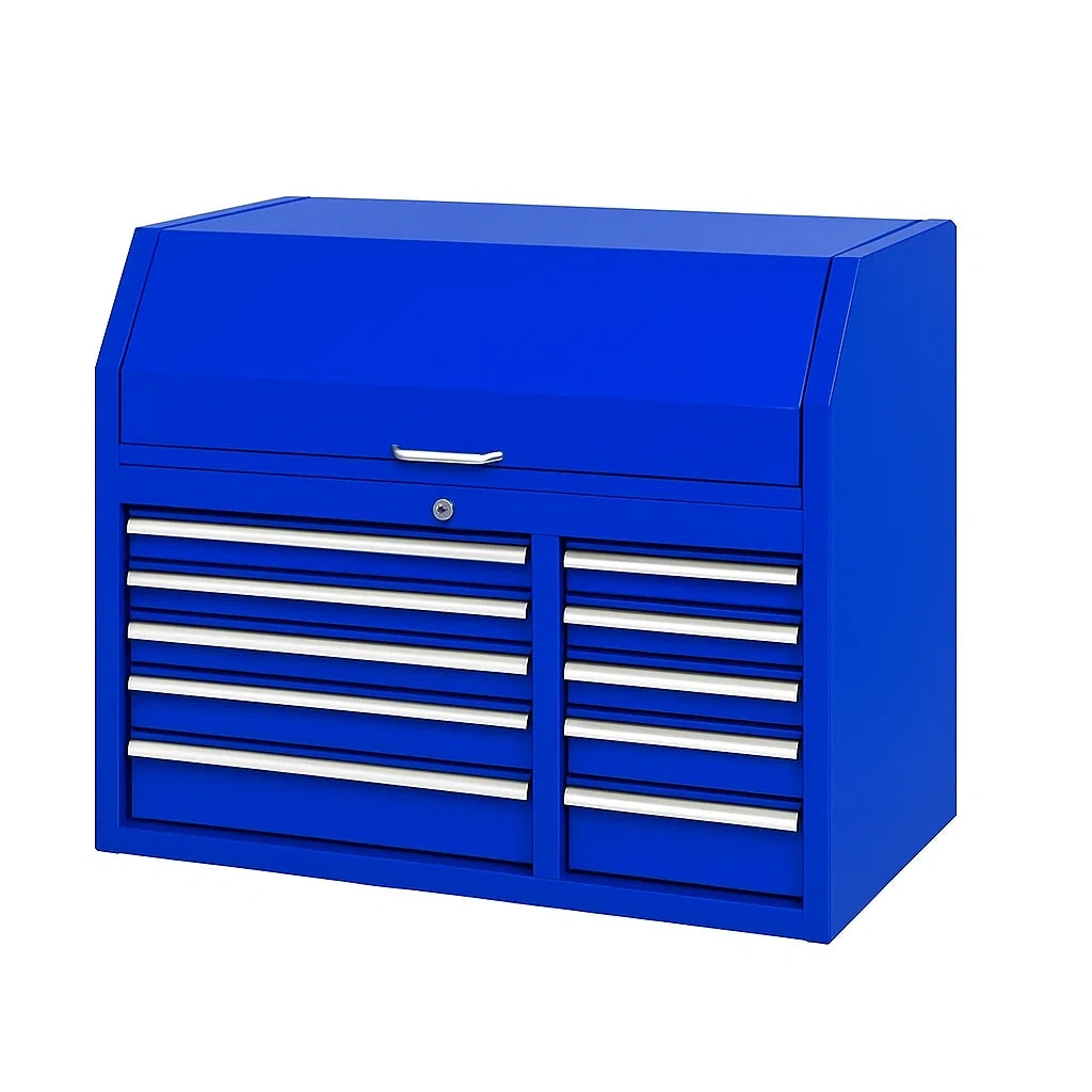 Stahl Werkzeugschrank mit 12 Schubladen Blau 102cm