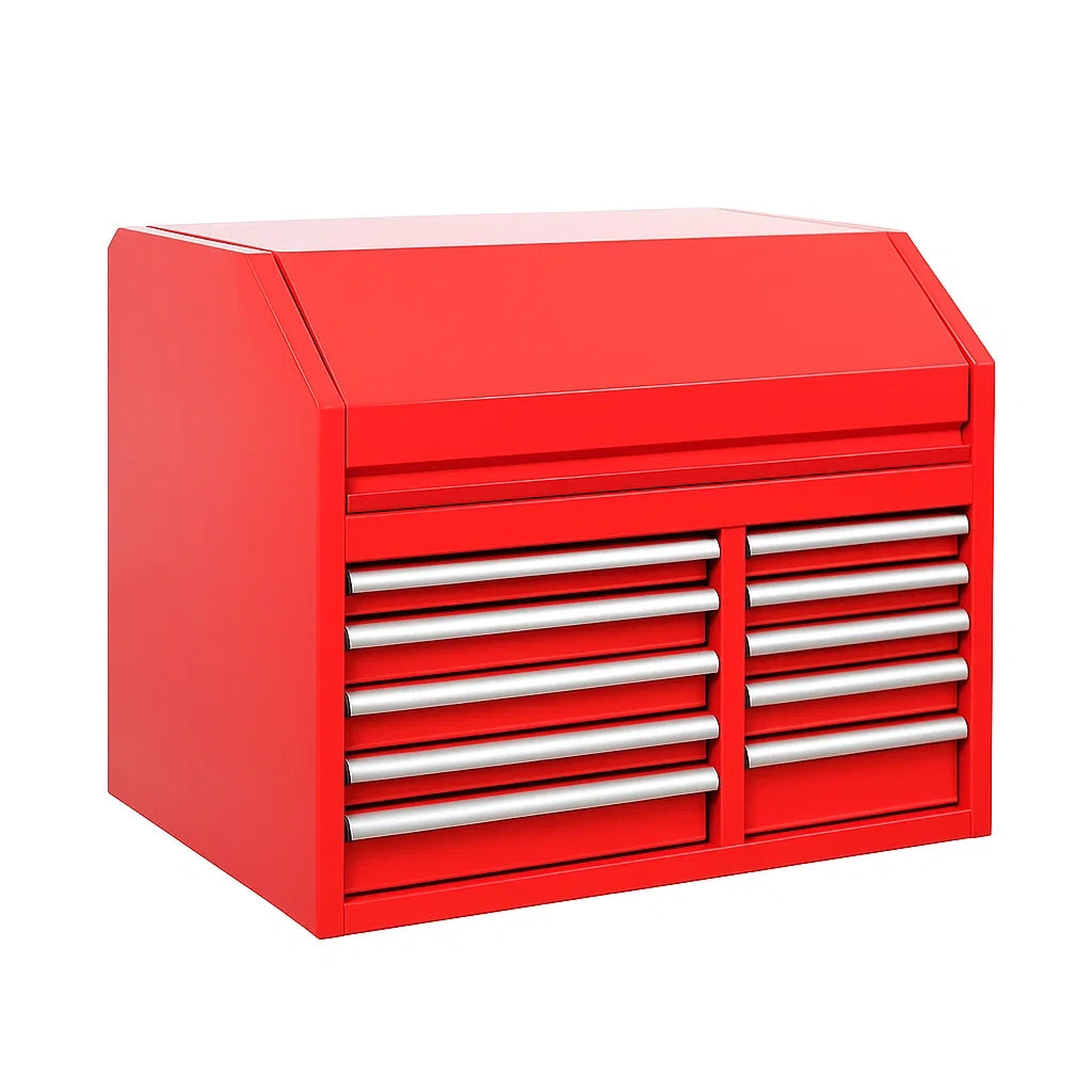 Werkzeugschrank aus Metall Rot 60 cm x 40 cm x 70 cm