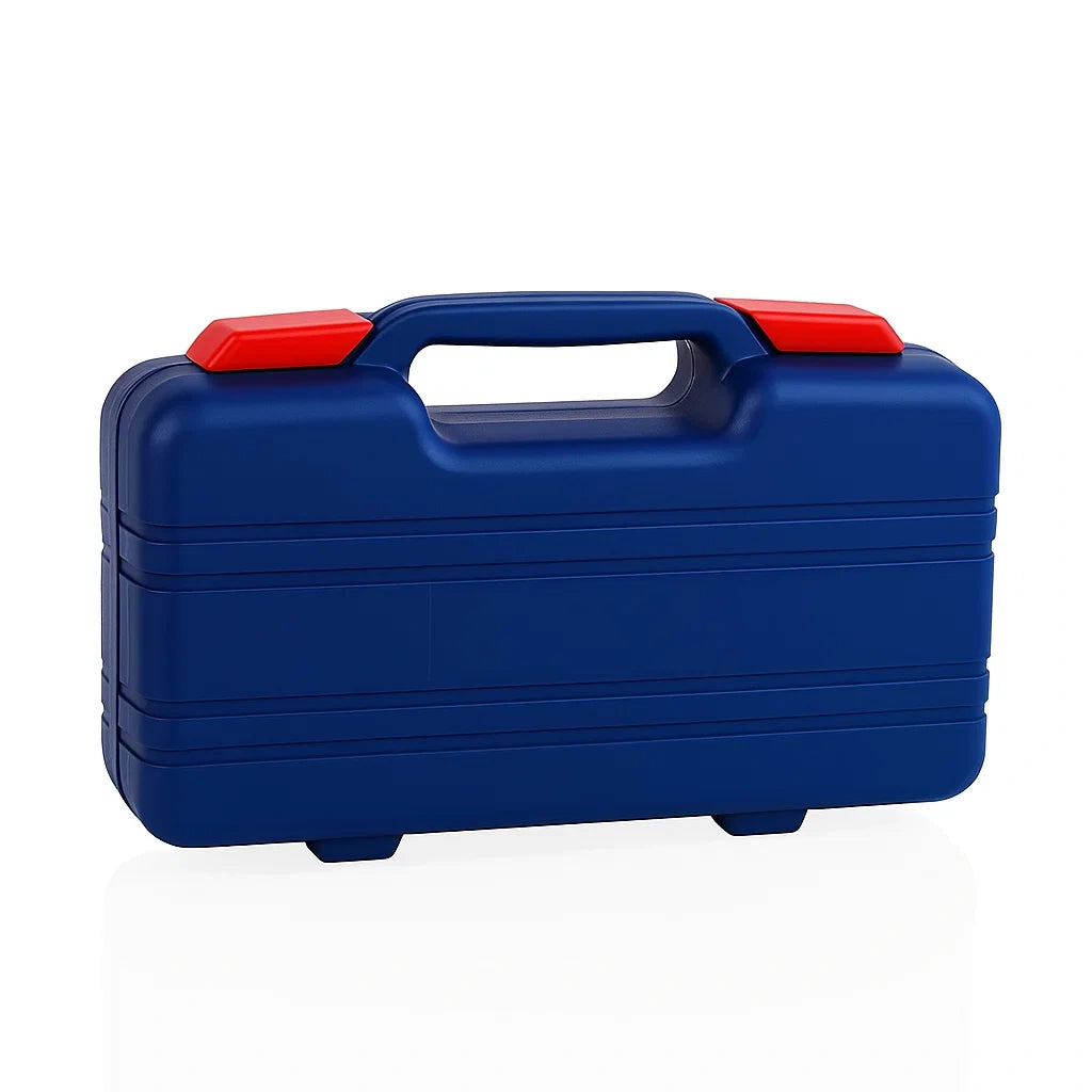 Werkzeugkoffer aus Polypropylen Blau Rot 35x25x10 cm
