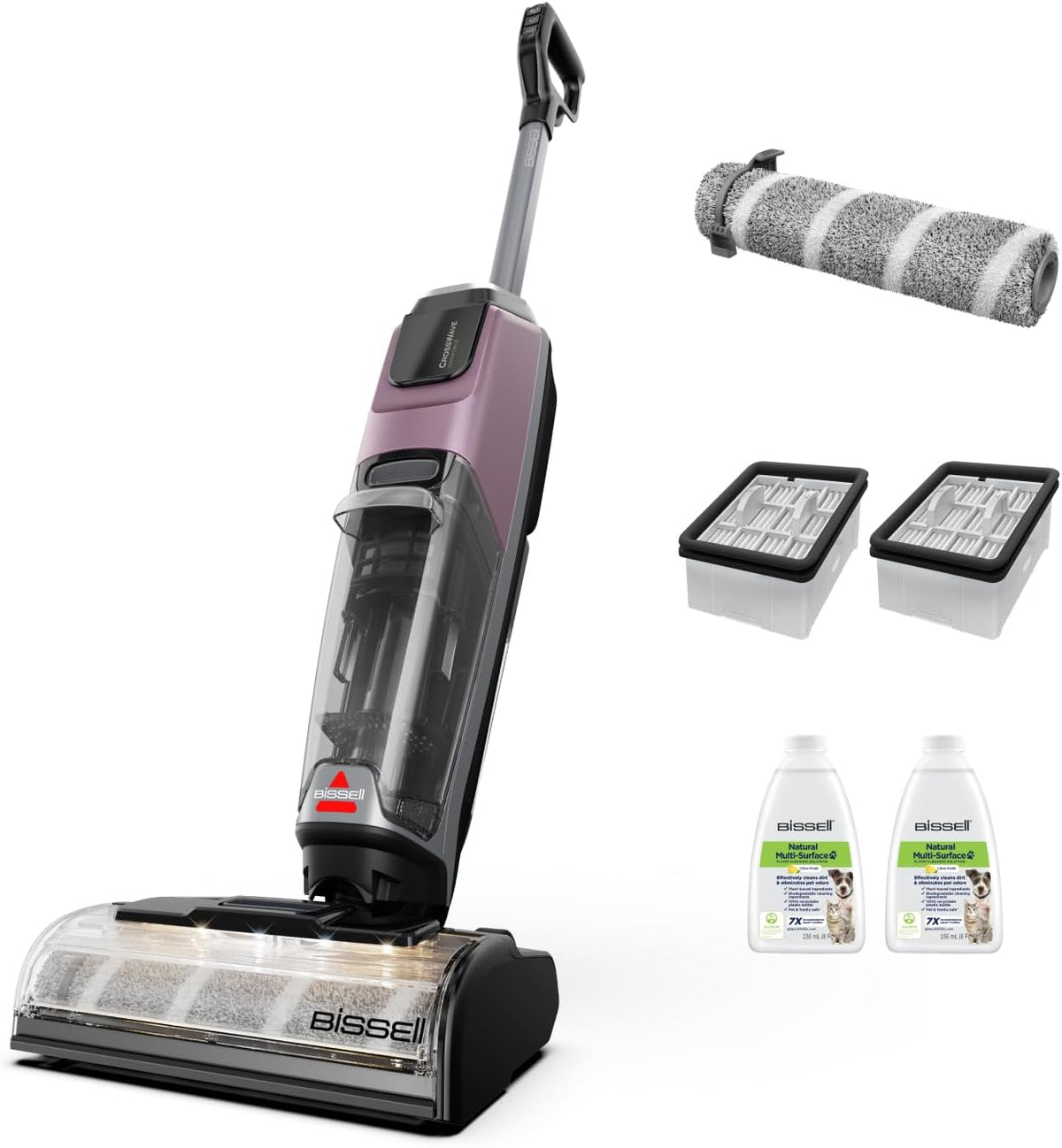 Bissell Nat- en droogzuiger CrossWave OmniForce EdgeFind Draadloze Nat, Droogstofzuiger 4325N