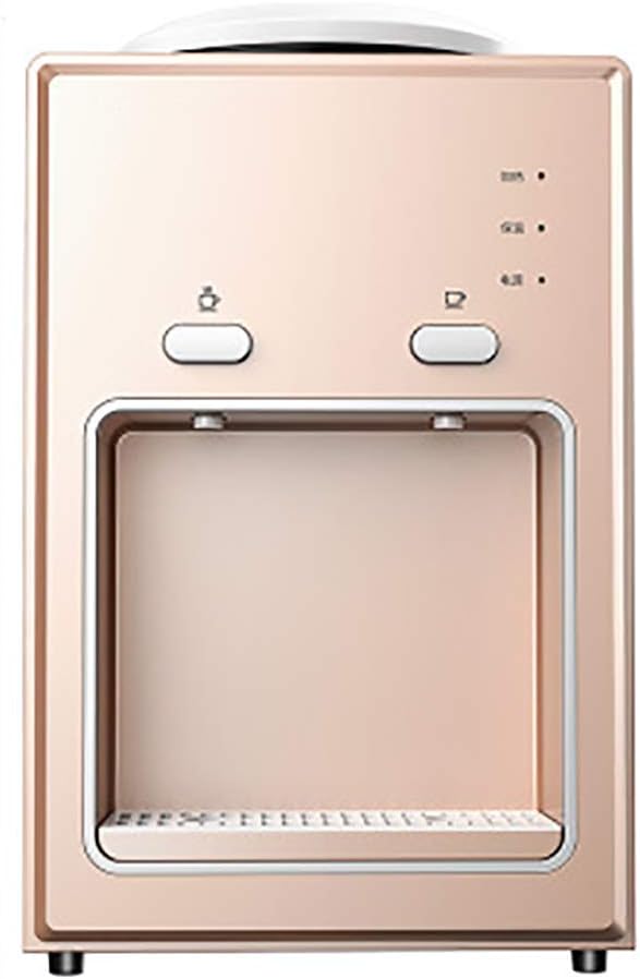Ffocco Waterdispenser Warm en koud Desktop Water Dispenser Elektrische Water, Wit, voor Huishouden Kantoor, Goud, Warmte Present