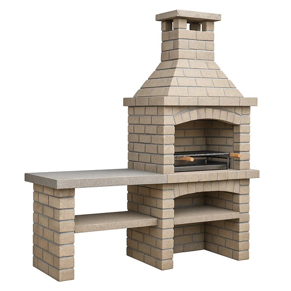 Betongrillkamin mit Ablage