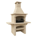 Gartenkamin Grillstein aus Beton in Beige
