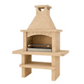 Betonsteingrillkamin in Beige 160 cm