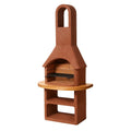 Gartenkamin Grill Feuerton 210cm