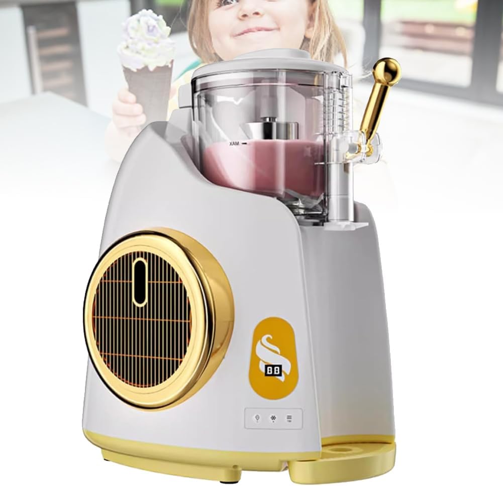 Ijsmachine, - volautomatische zachte kegelmaker