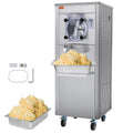 Vevor Ijsmachine Commerciële, vermogen 18 l/u, 1600 W enkele ijsmachine, roestvrijstalen cilinder ca. 6 liter, voor bar, met wielen, restaurant, feest