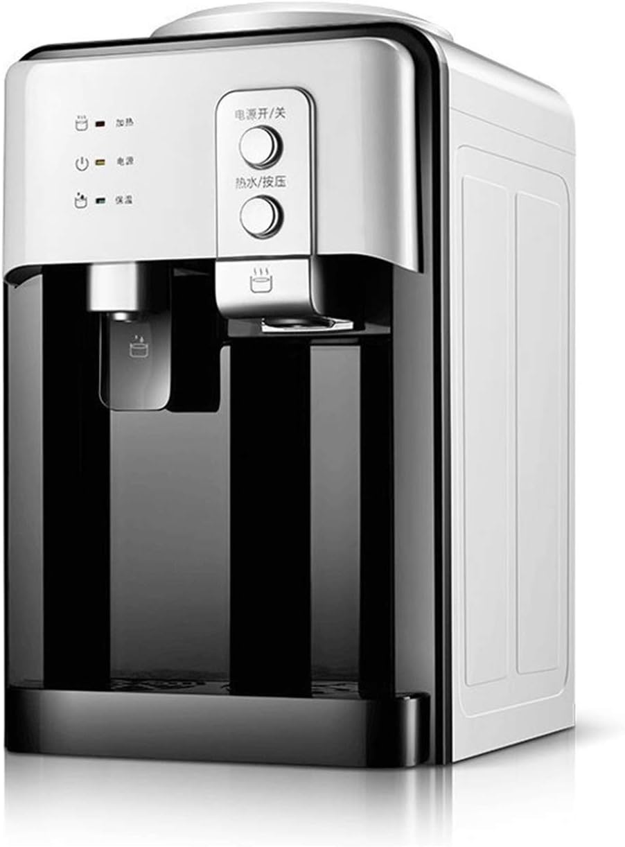 Fhkbb Waterdispenser huishoudelijke mini warm en koud waterkoeler dispenser, voor thuiskantoor koffie thee bar slaapzaal