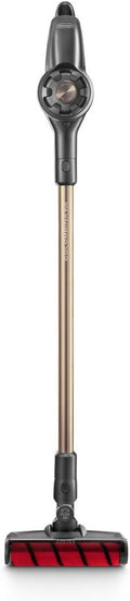De'Longhi Steelstofzuiger XLM408.DGG Colombina Evo Draadloze elektrische bezem, 400 W, zwart/goud, oplaadbaar, kunststof