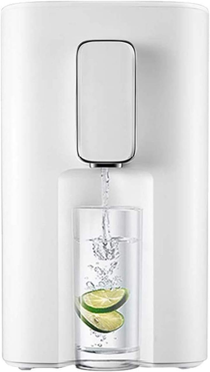 Kanbun Waterdispenser Warmwaterdispensers huishoudelijke slimme kleine instant, maat: 19 x 19 x 32 cm), zes temperatuurregeling (kleur: wit