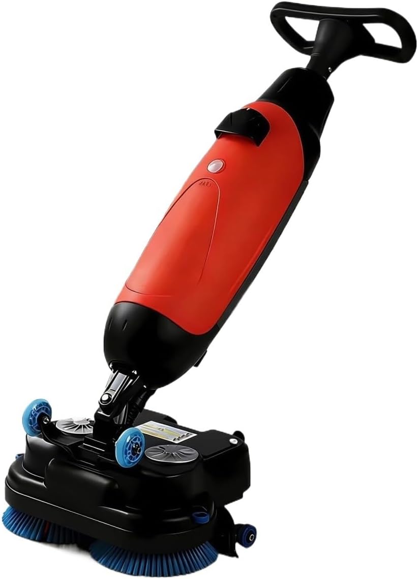 Hyhddm Polijstmachine Commerciële vloerpolijstmachine, 120 min batterij, 240 RPM, Mini Floor Scrubber Ultra, draagbaar draadloos ontwerp, voor thuis