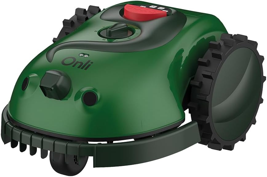 Robotmaaier ONLI, voor camera ON1008V – maaihoogte 2 tot 6 cm, maaibreedte 16 cm, helling 30%, zonder grasopvanger, functie
