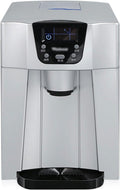 B3F7M4R9J2 Ijsmachine IJsmaker Huishoudelijke kleine automatische, 33 lbs ijs in 24 uur, zilver
