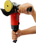 Polijstmachine Biggittig, 1400 W, 800-8100/min, 6 instelbare snelheden, met handvat, autopolijstmachine, voor auto polijsten en waxen, vloer, meubels