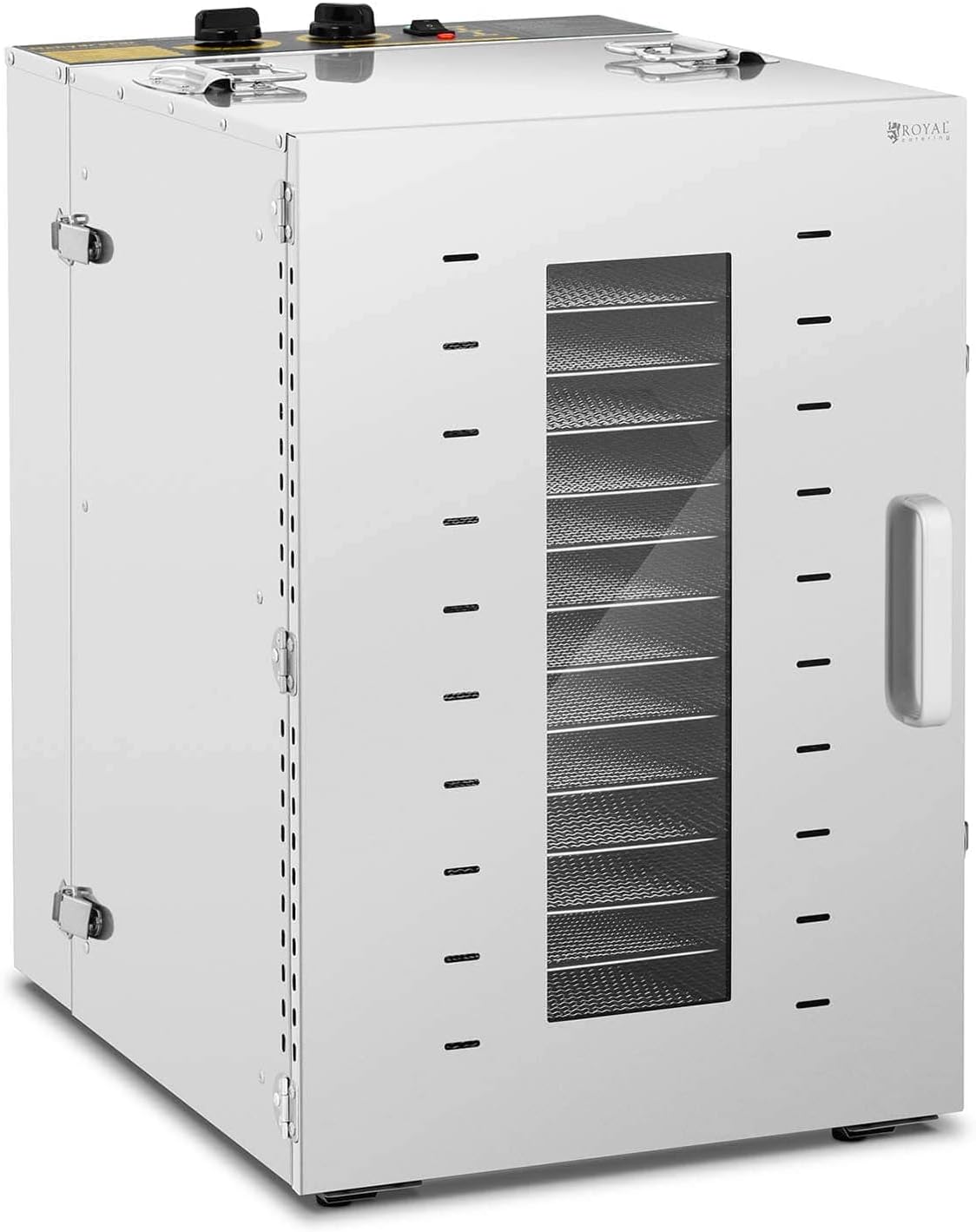 Royal Catering Voedseldroger RCDA-1350/100S, 1500 W, 16 etages, fruitdroger