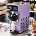 Ijsmachine aallwwsso Compacte Commerciële, Met Snelvriezen En Reiniging Purple