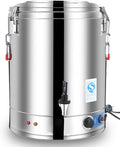Pilyon Waterdispenser Commerciële grote capaciteit horeca-urn, 70 l, 30L/40L/50L/60L warmwaterketeldispenser, 30-110 ° C temperatuurregeling, kantoor