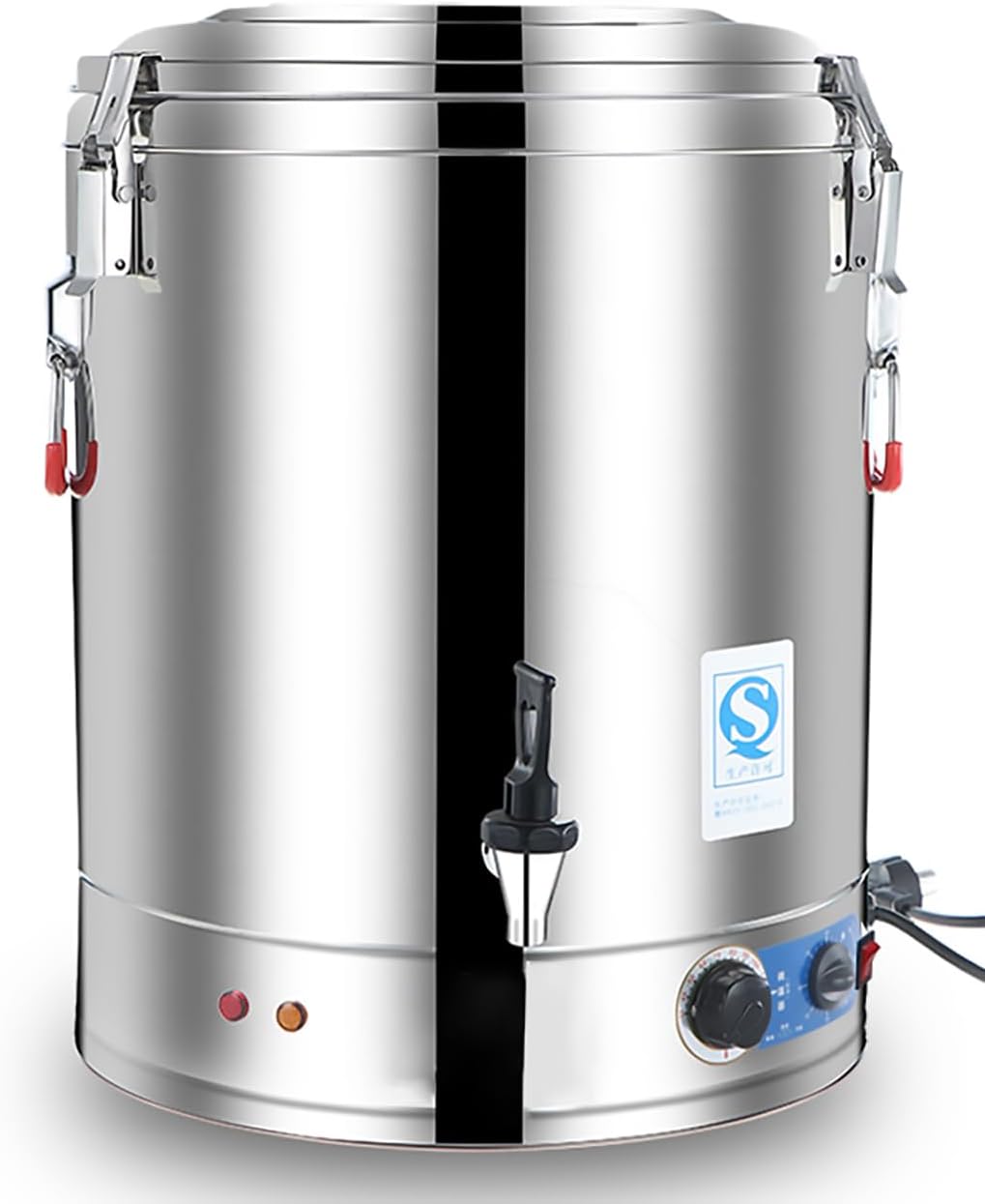 Pilyon Waterdispenser Commerciële grote capaciteit horeca-urn, 70 l, 30L/40L/50L/60L warmwaterketeldispenser, 30-110 ° C temperatuurregeling, kantoor
