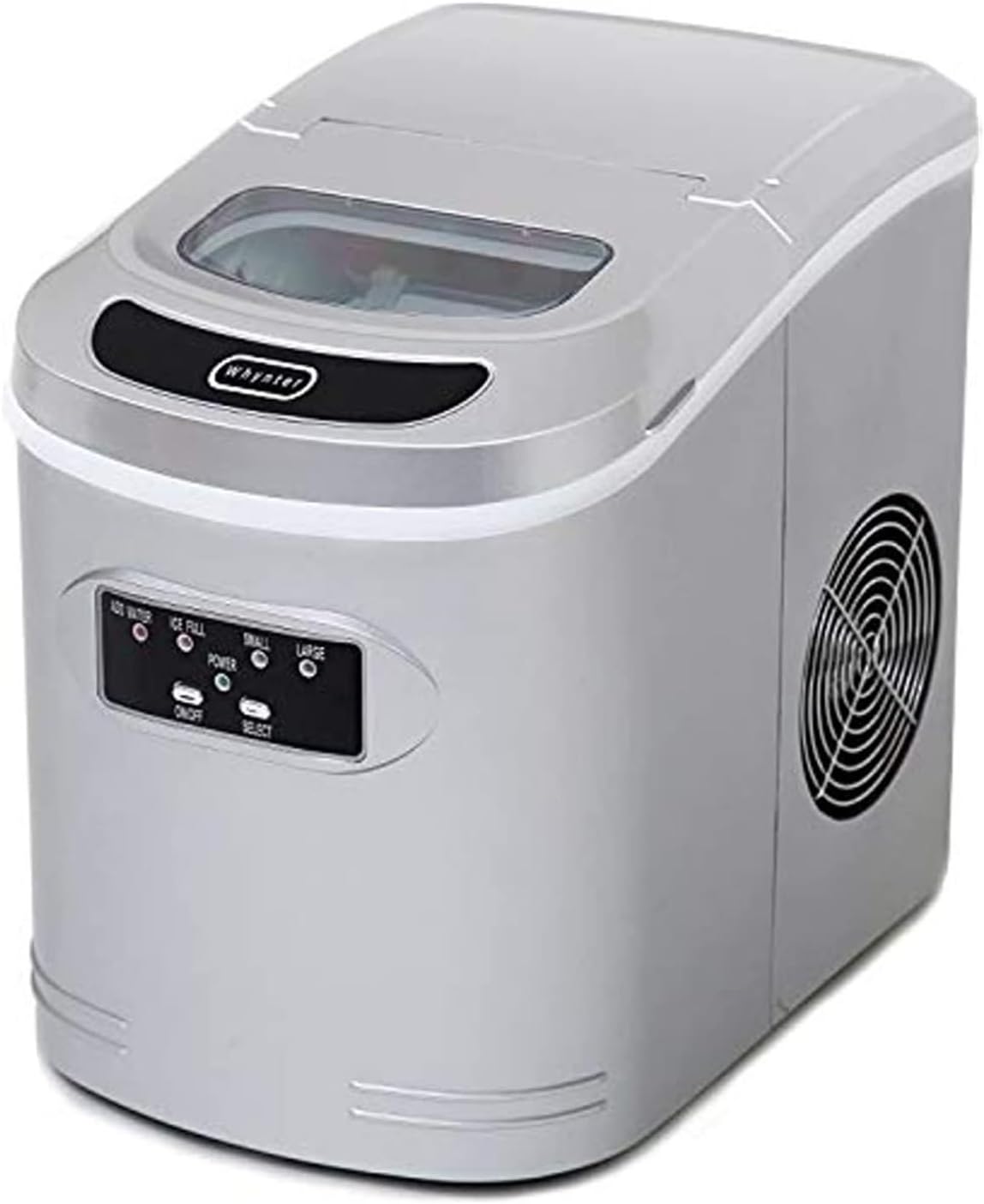 B3F7M4R9J2 Ijsmachine IJsmaker IMC-270MS Compacte 27-pond metallic zilver