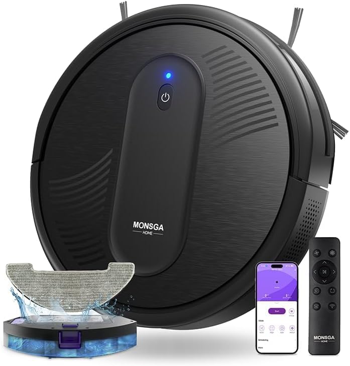 MONSGA Robotstofzuiger, 3-in-1