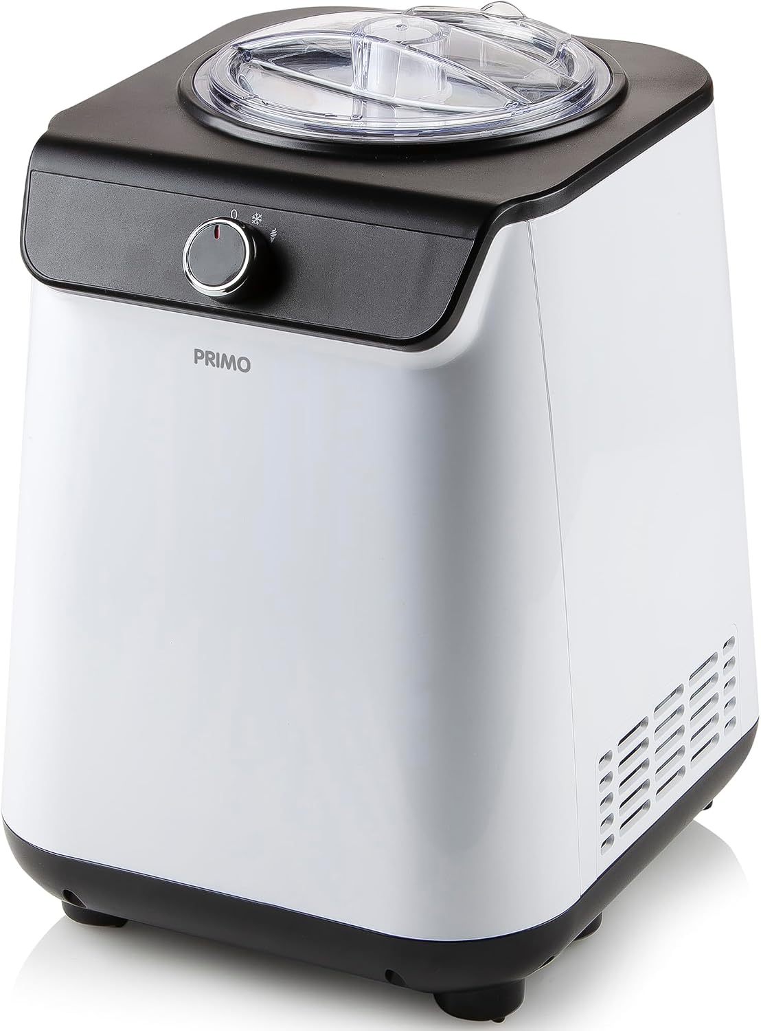 Primo Ijsmachine PR401IM, Met Compressor - 1,2L, Wit/Zwart, IJsmaker, Zelf Vriezend