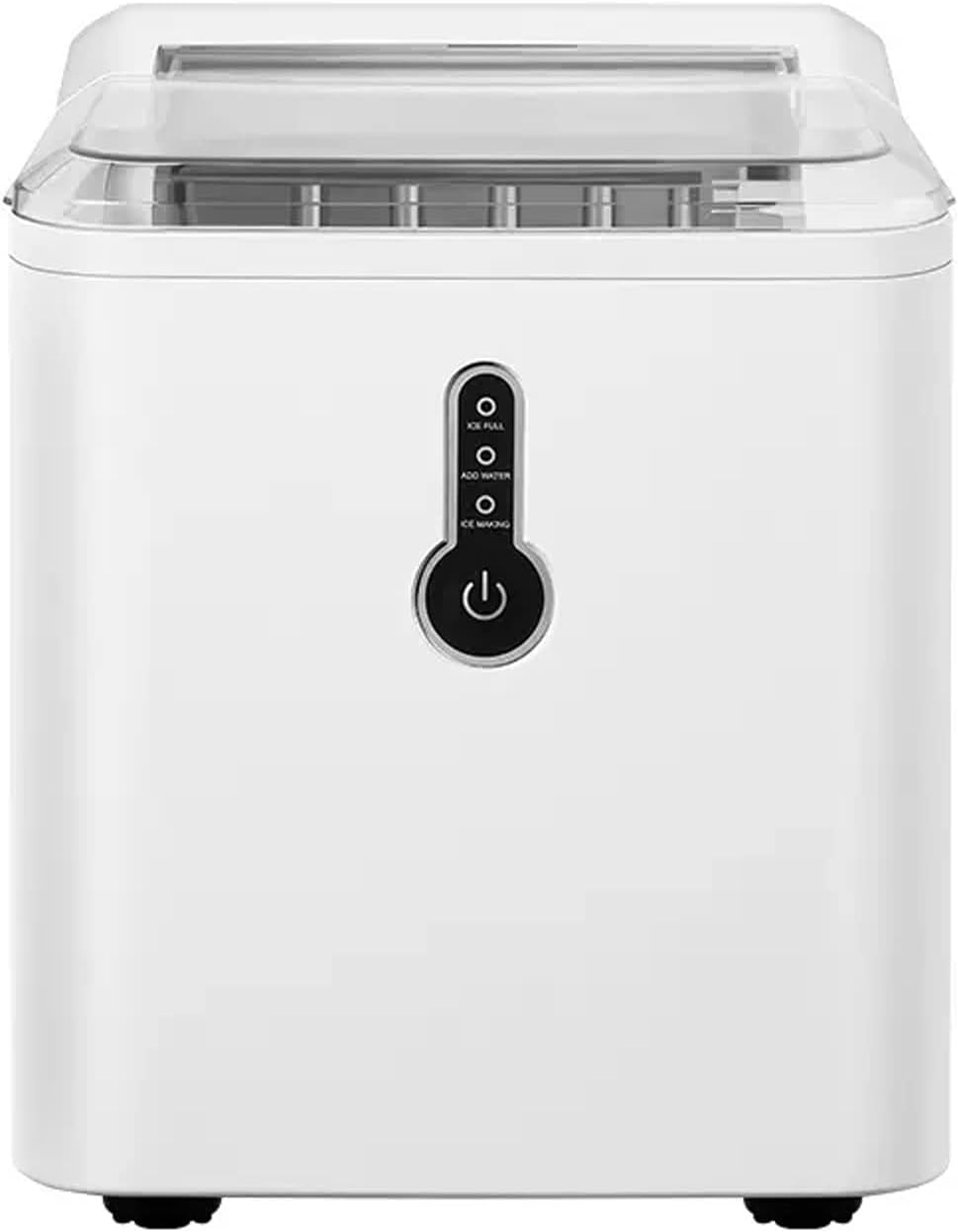 B3F7M4R9J2 Ijsmachine IJsmaker, voor aanrecht, draagbare ijsmachine, met ijsschep en mand, kogelvormig ijs, voor thuis/keuken/kantoor/feest/camper