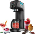 Cecotec Ijsmachine Multifunctionele Gelatec 2100. 500 W, inhoud 2,1 l, 11 ijsprogramma's en slushendranken, 3 bakken, CreamOn en Re-spin-technologie