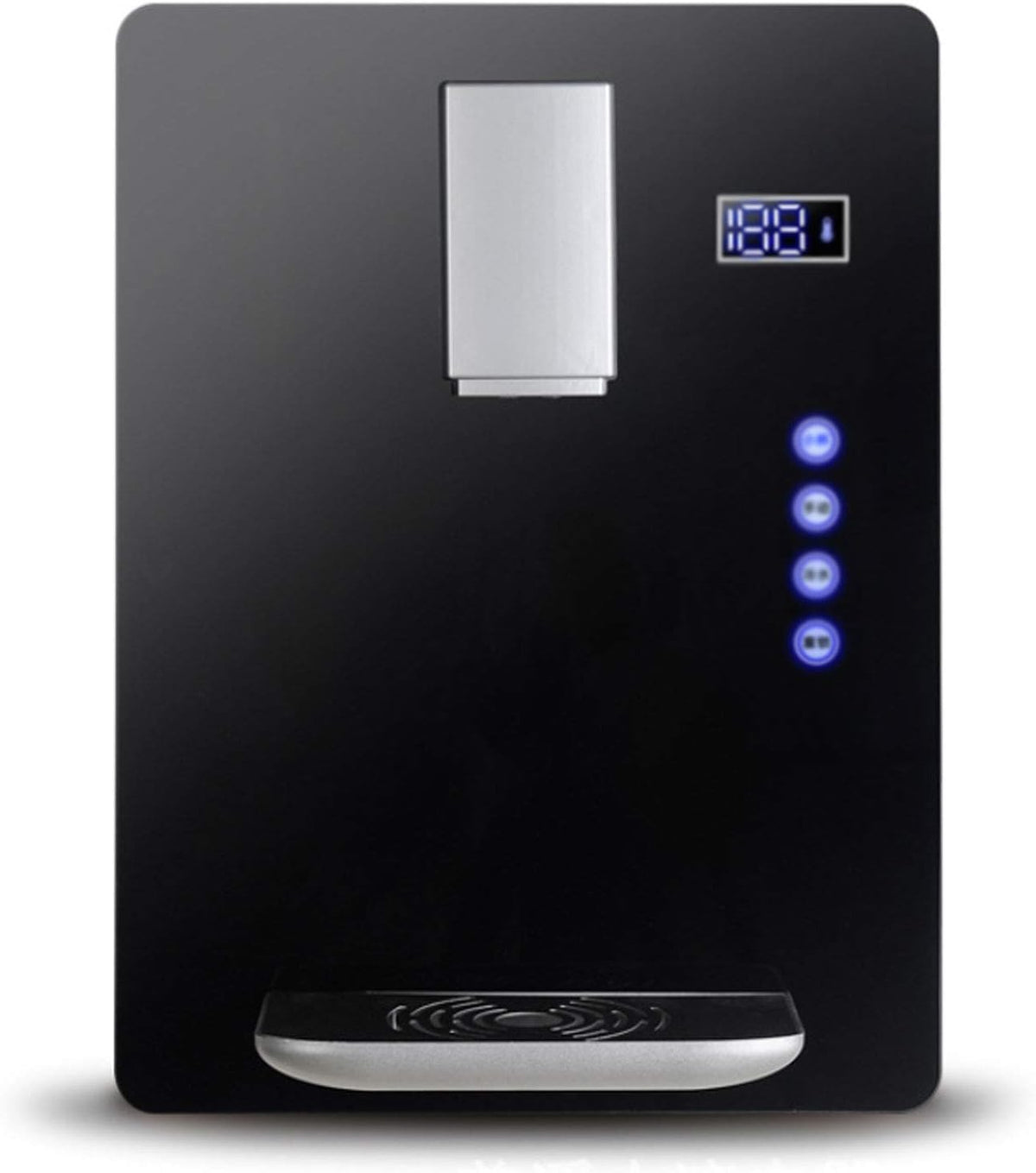 Fhkbb Waterdispenser Aan de wand gemonteerde instant-, zwart, multifunctionele waterdispenser Instelbare temperatuur en warmhoudfunctie, voor thee