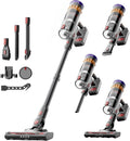 Steelstofzuiger Lefant V1 Draadloze stofzuiger, 40.000 Pa, elektrische bezem, met led-touch