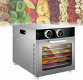 Glowdora Voedseldroger, Met 6/12 Trays, Temperatuurregeling Van 90 °C, Fruit En Hondensnoepjes 6Layer, Uurs Timer, Compacte Voedseldroger, Voor Thuis