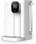 Waterdispenser Instant warmwaterdispenser, 3s snel koken, 5 snelheden temperatuuraanpassing, instelbaar per 1 ° c, 3L watertank, gratis installatie
