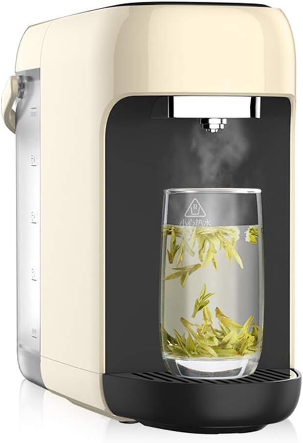 HMTE Waterdispenser Heetwaterdispensers Huishoudelijke slimme Mini desktop-, afmeting: 34 * 13 * 25 cm) (bruin 34 * 13 * 25 cm)
