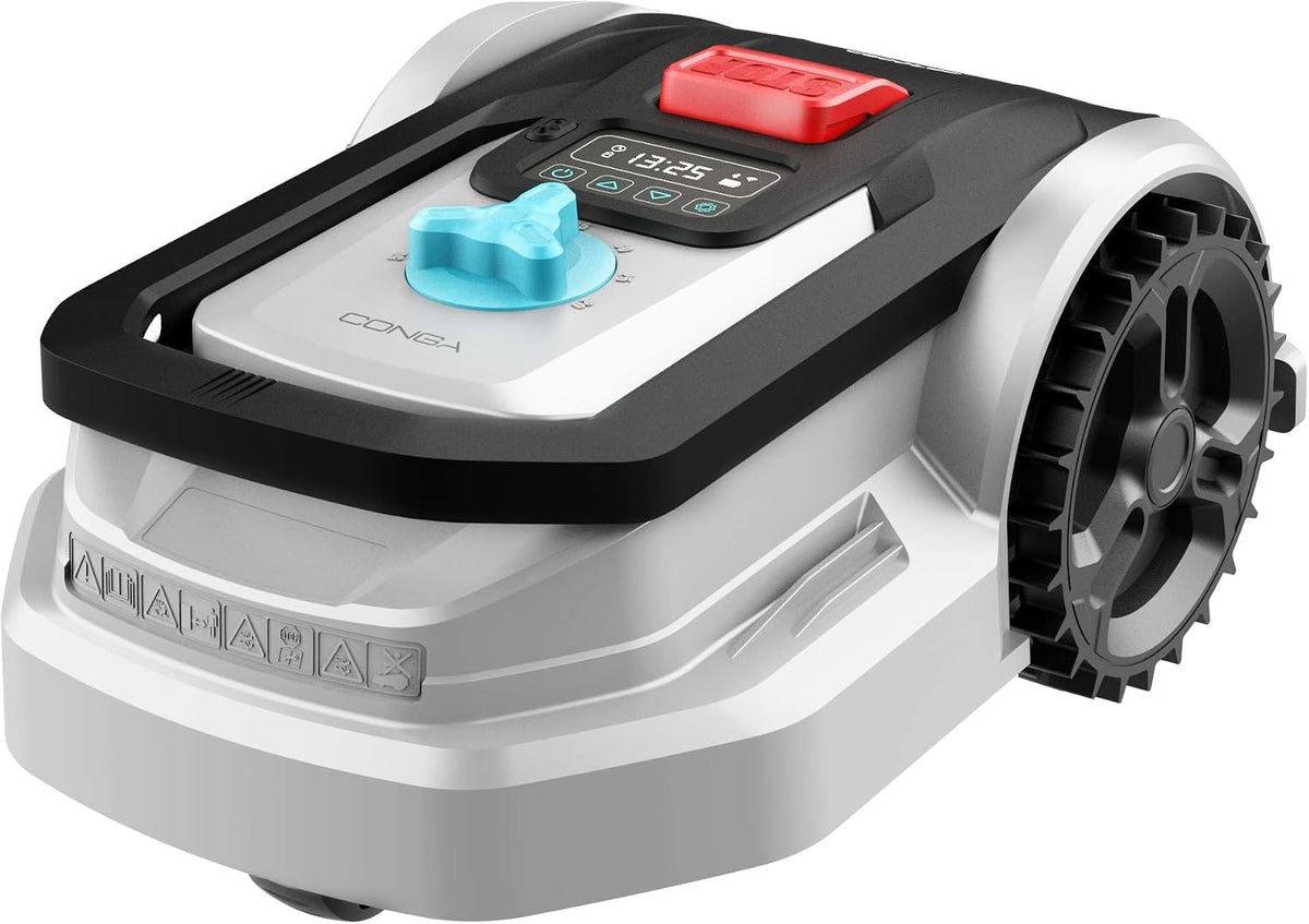 Cecotec Robotmaaier, met App Conga Grasshopper 500. Digitale Borstelvrije Motor, voor Oppervlakken van 500m2, Maximale Hellingshoek van 27%, Geschikt