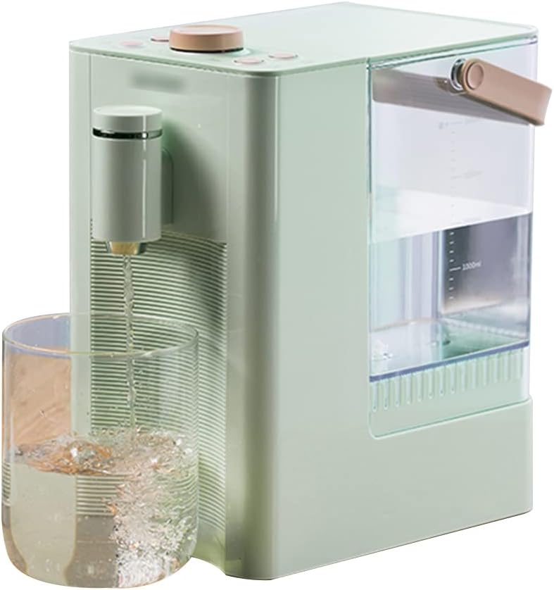 Cajoli Waterdispenser Instant Water Dispenser, Groen, Intelligente Snelle Verwarming Kleine Desktop Water Dispenser, Gebruikt, Voor Melk/Koffie/Thee