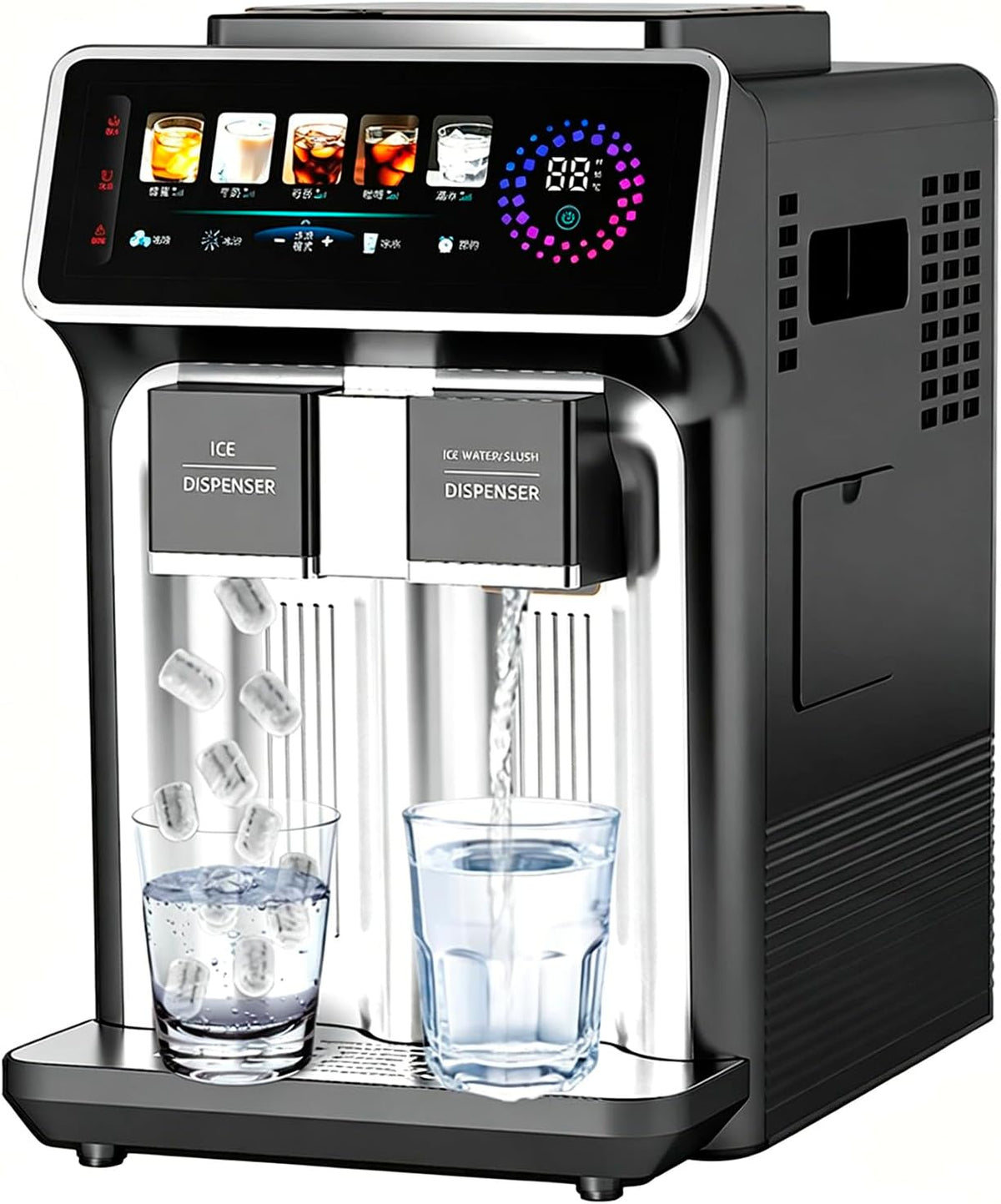 Gayayas Ijsmachine Compacte, met waterdispenser