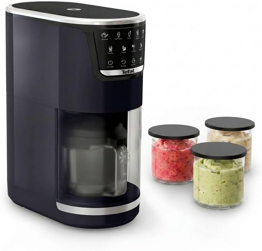 Rowenta Ijsmachine Tefal Dolci, 10 programma's, voor toppings IG6038, programma
