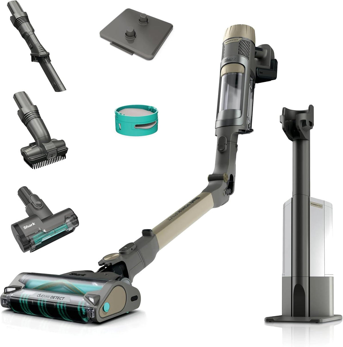 Shark Steelstofzuiger PowerDetect Clean & Empty snoerloze stofzuiger, voor huishoudens