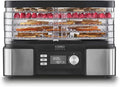 Caso Voedseldroger DH 450 droogautomaat, timer instelbaar van 0,5-48 uur, temperatuur individueel instelbaar van 30-70 °C, voor bijv. fruit, groenten