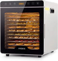 Arebos Voedseldroger, RVS 800 W, voor drogen van levensmiddelen